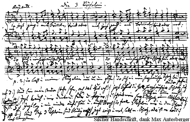 Silcher Handschrift